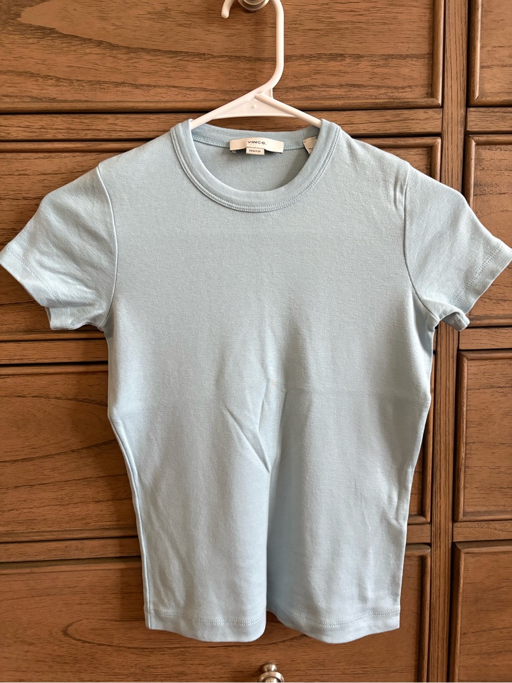 Vince blue 90s baby tee